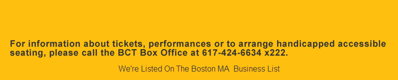 All BOSTON CHILDREN'S THEATRE mainstage productions are presented in: Paul Revere Hall, Grand Lodge of Masons, 186 Tremont Street, Boston, MA 02116 (At the corner of Boylston St. and Tremont St in Boston's Historic Theatre District.)