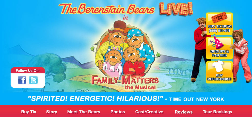 The Berenstain Bears LIVE! in Family Matters the Musical